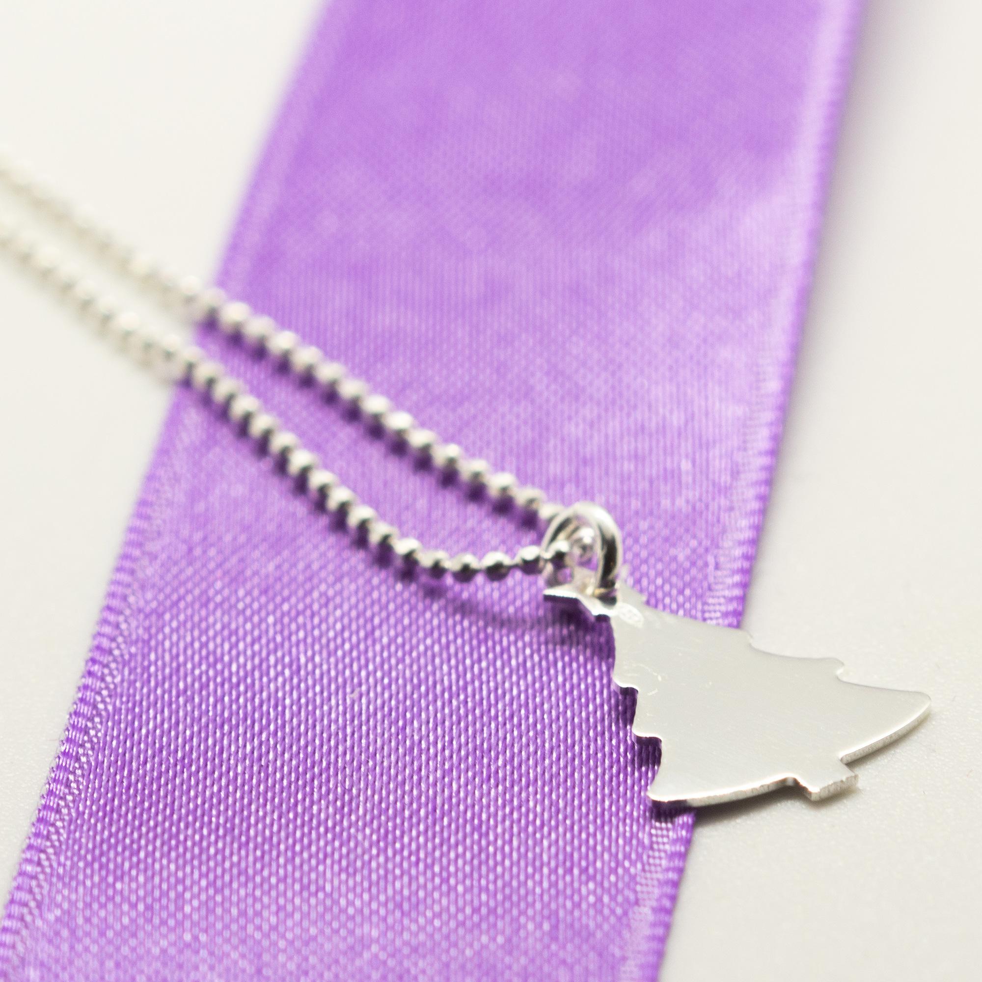 Art Nouveau 925 Dangle in argento Sterling Regalo Albero di Natale A. Winter Collana Intini Jewels in vendita