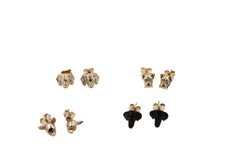 Dog Puppy 925 Sterling Silber Cavalier King & Other Breeds Ohrstecker 4 Set