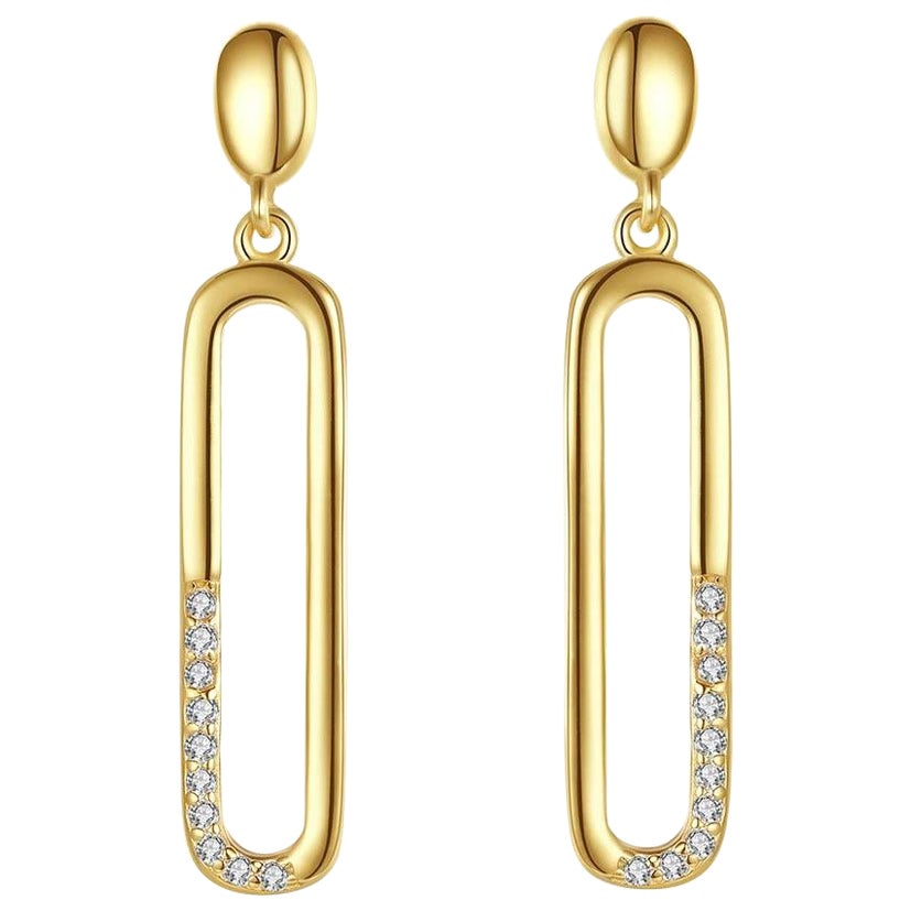 925 Sterling Silver Earrings Moissanite Drop Earrings Minimalist Gift For Women.