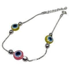 925 Sterling silver Evil Eye Silver Bracelet