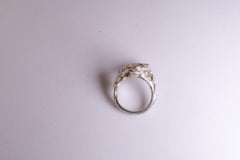 925 Sterling Silver & Fire Opal Stone Ring by L A MH