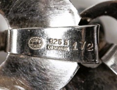 Bracciale a fascia in argento 925 Georg Jensen 172 Designer Ibe Dahlquist