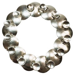 925 Sterling Silver Georg Jensen 172 Designer Ibe Dahlquist Wrap Bracelet