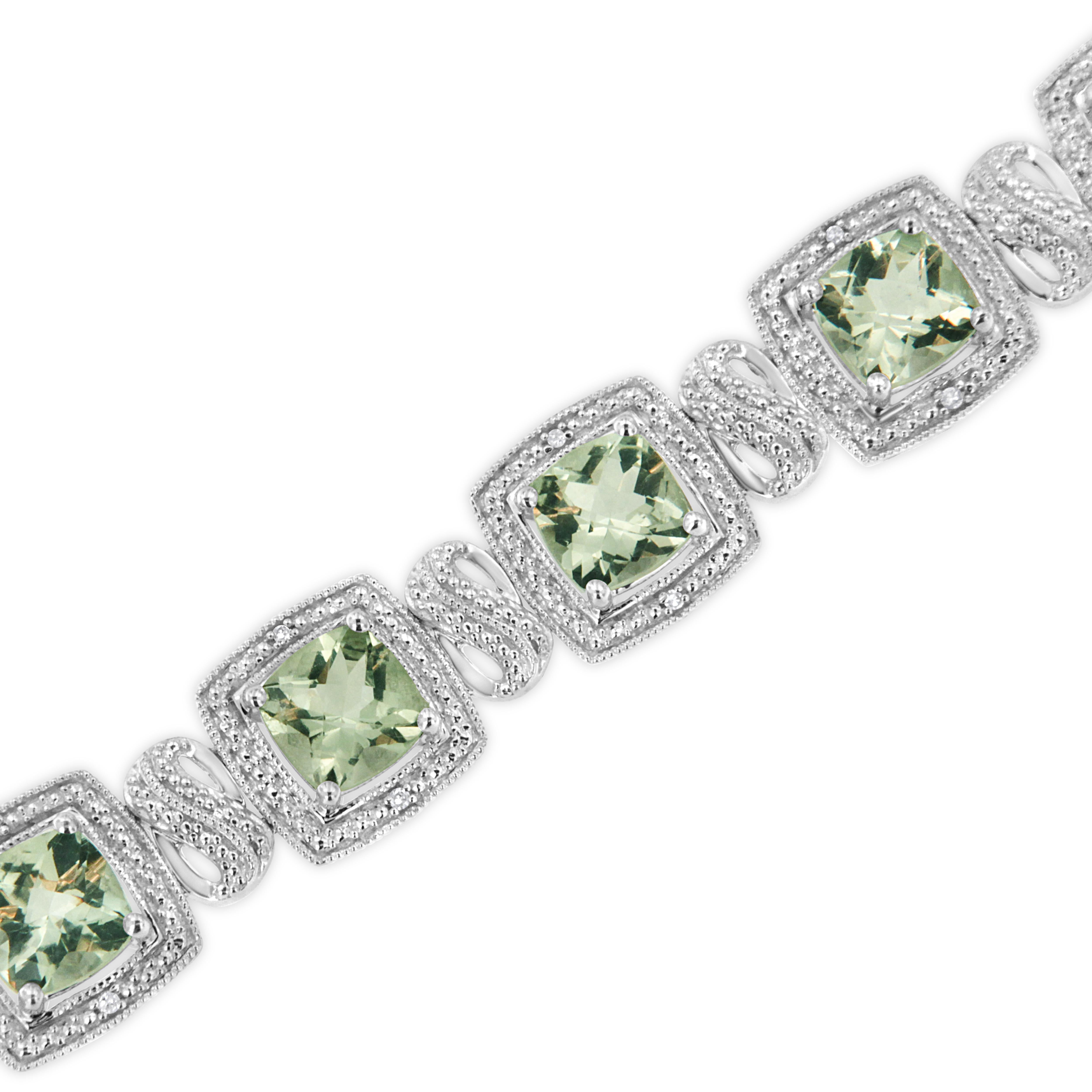 green amethyst bracelet