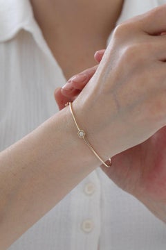 Armband aus 925er Sterlingsilber in Sechseckform für Damen – Moissanit-Armband als Geschenk.