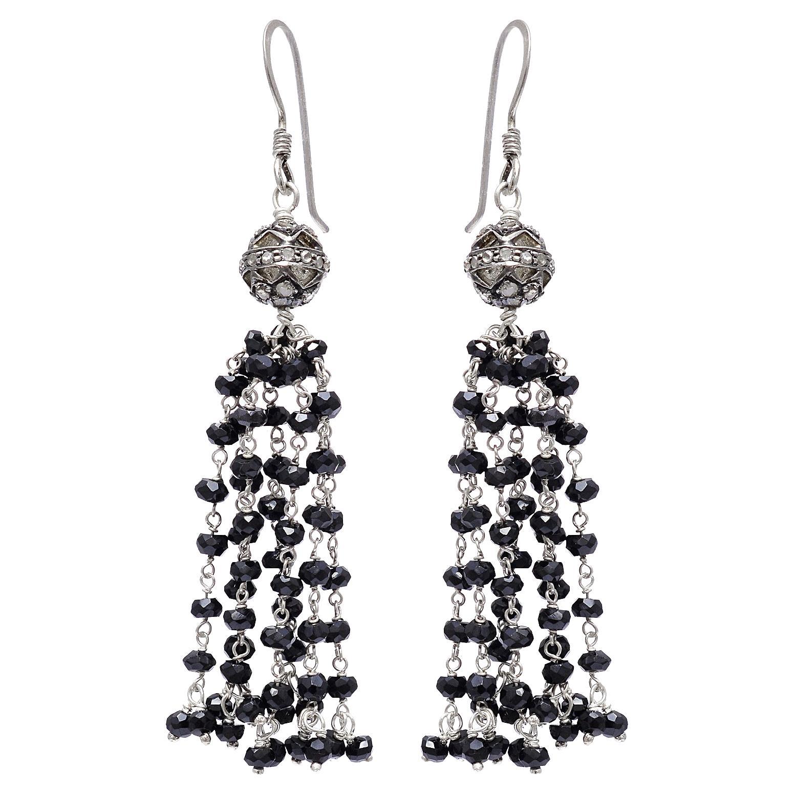 .925 Sterling Silver Blossom Wire Hook Earrings For Sale at 1stDibs