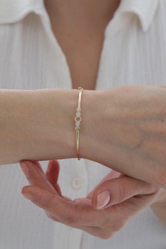 Armband aus 925er Sterlingsilber mit Unendlichkeitsknoten für Damen – Moissanit-Armband.