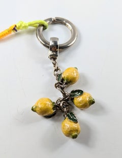 925 Sterling Silver Lemons Keychain by Pietro Sorini