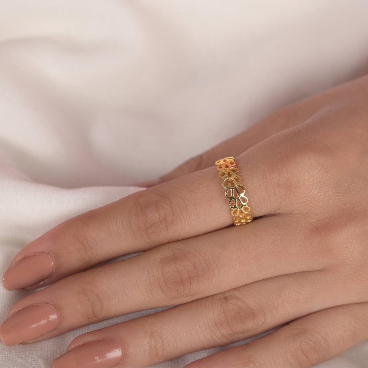 Art Déco Anello minimalista in argento 925 per lei, miglior regalo per l'anniversario di matrimonio. in vendita