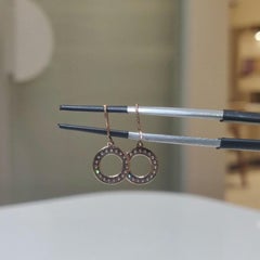 925 Sterling Silver Moissanite Earrings Beautiful Drop Earring For Women Gift .