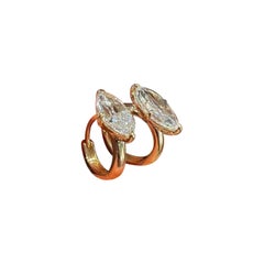 925 Sterling Silver Moissanite Earrings Beautiful Engagement Gift For Her