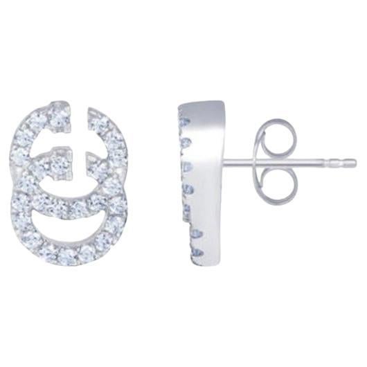 925 Sterling Silver Moissanite Earrings Hip Hop Studs Anniversary Gift For Her.