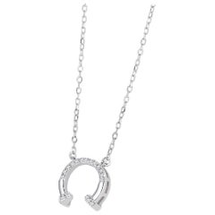 Colgante de diamantes de plata de ley 925 con pavé natural para ella Collar de diseño único.