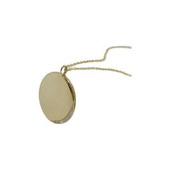 Pendentif en argent sterling 925 au design épuré – Pendentif minimaliste en moissanite pour femme