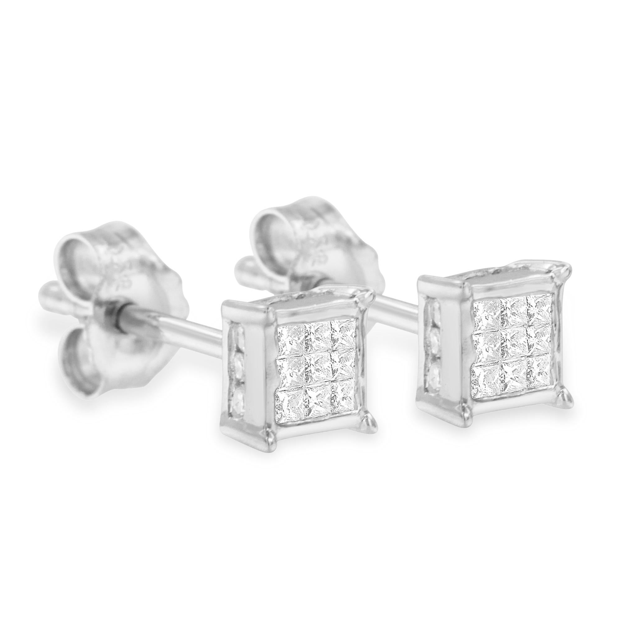 0.3 carat diamond earrings
