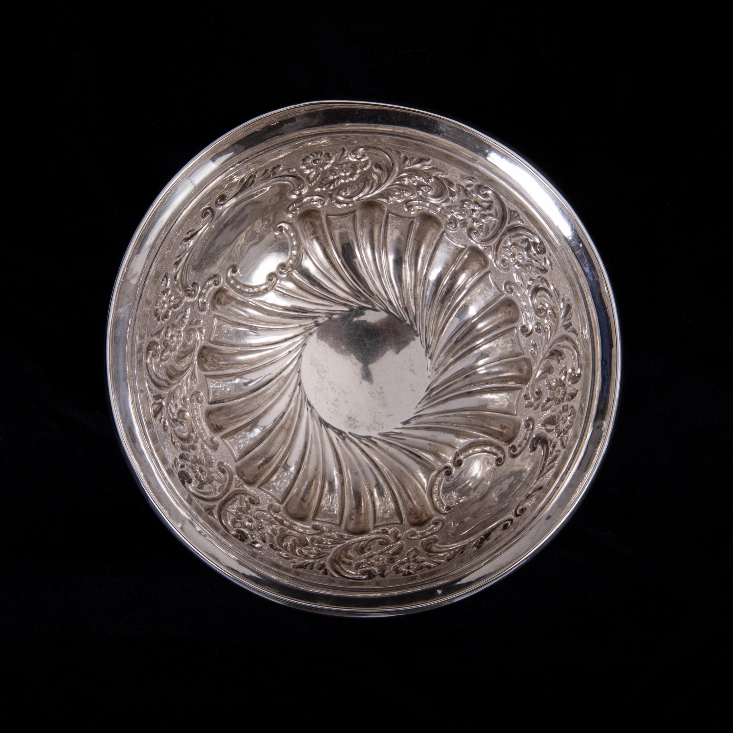 925/- Sterling Silber Rosenschale Birmingham 1905 im Zustand „Gut“ im Angebot in Münster, DE