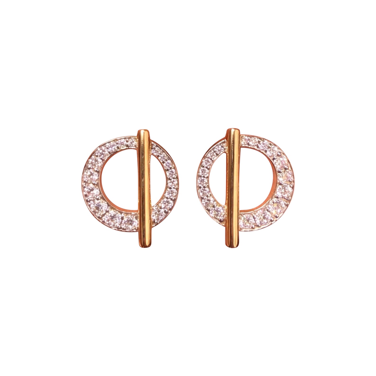 925 Sterling Silver Stud Earrings Beautiful Round Moissanite Earrings For Women.