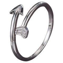 925 Sterling Silver Toe Rings For Women Arrow Summer Beach Toe Ring Stackable.