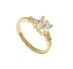 925 Sterling Silver Unique Design Solitaire Ring Beautiful Moissanite Ring Gift.