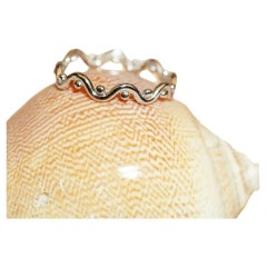 925 Sterling Silber Wavy Sea Shore Minimalist Ring Knuckle Ring Valentines Ring.