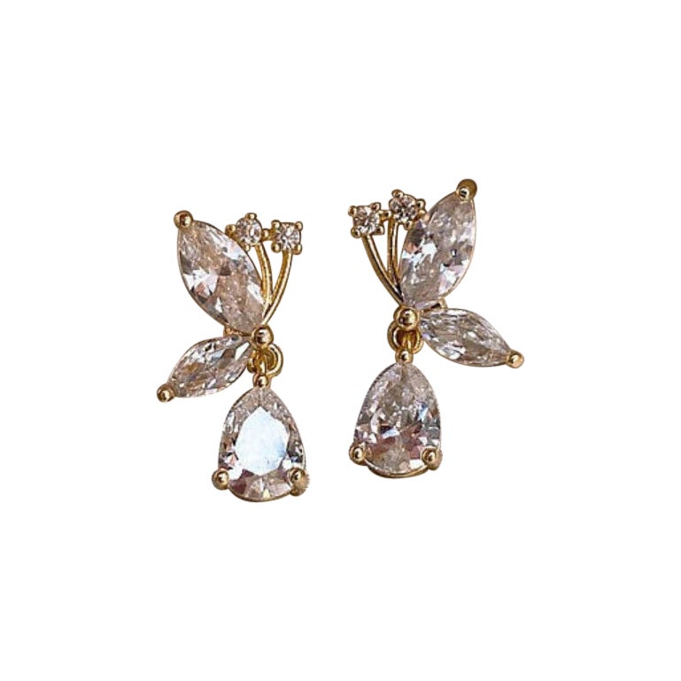 925 Sterling Siver Drop Stud Earrings For Women Moissanite Earrings Gift