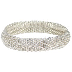 925 Tiffany & Co. Sterling Silver Mesh Bracelet