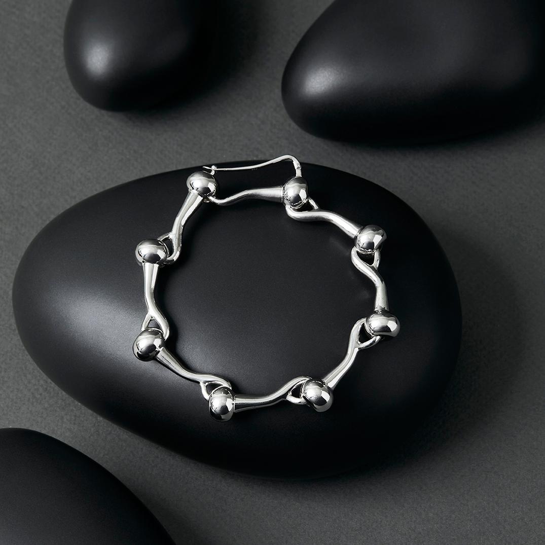 Bracelet à chaîne unisexe en argent sterling Neuf - En vente à London, Richmond