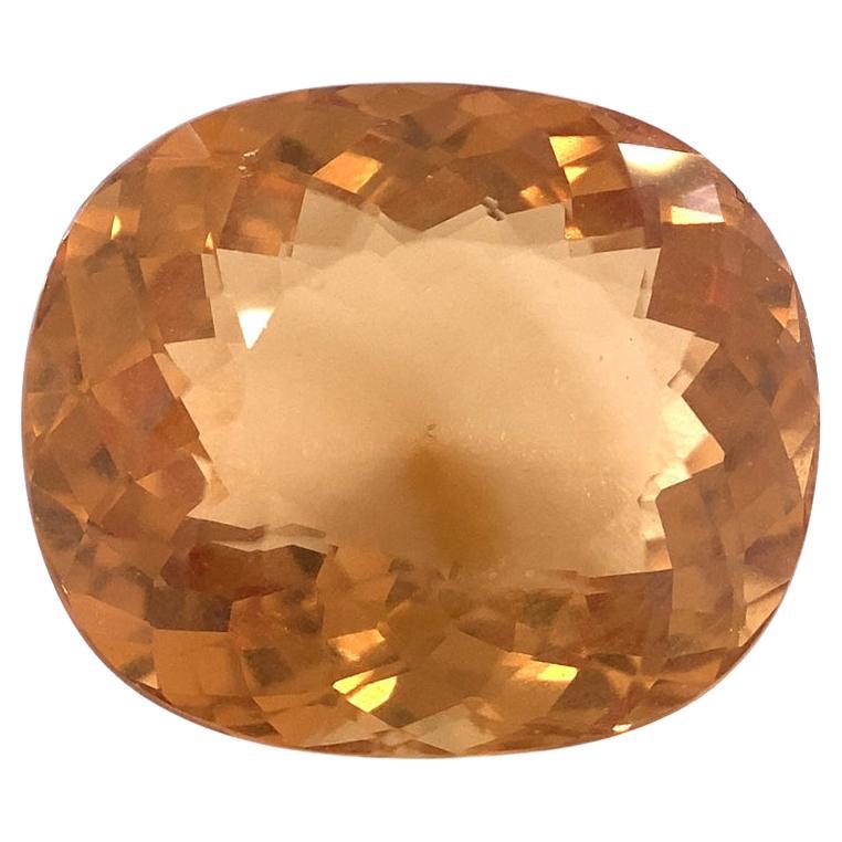 Heliodor coussin 9.25 carats / béryl doré