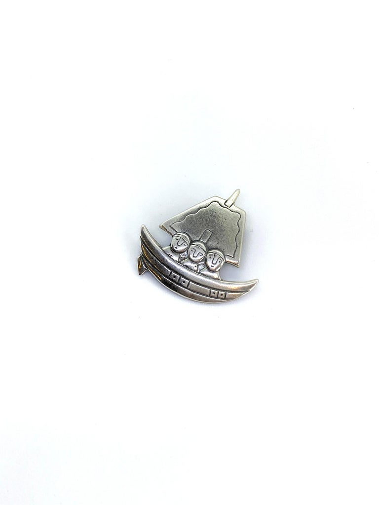 925H Silver Brooch Finland 1973 Desing Nanny Still For Sale at 1stDibs