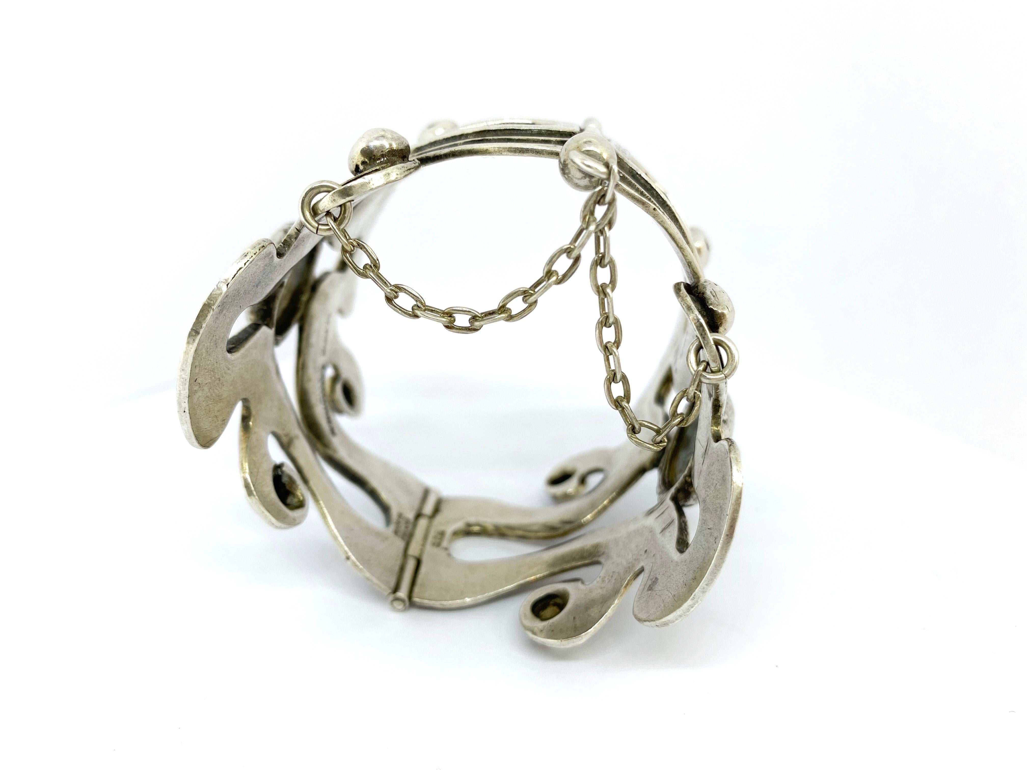 Women's or Men's 925H Sterling Silver Finland Seppo Tamminen Bracelet