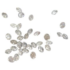 9,27 Carati di peso totale - Pacco di diamanti tondi sciolti Nature