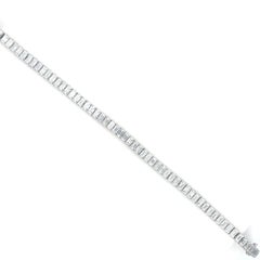 9.27 Carats Emerald Cut Diamond Tennis Bracelet