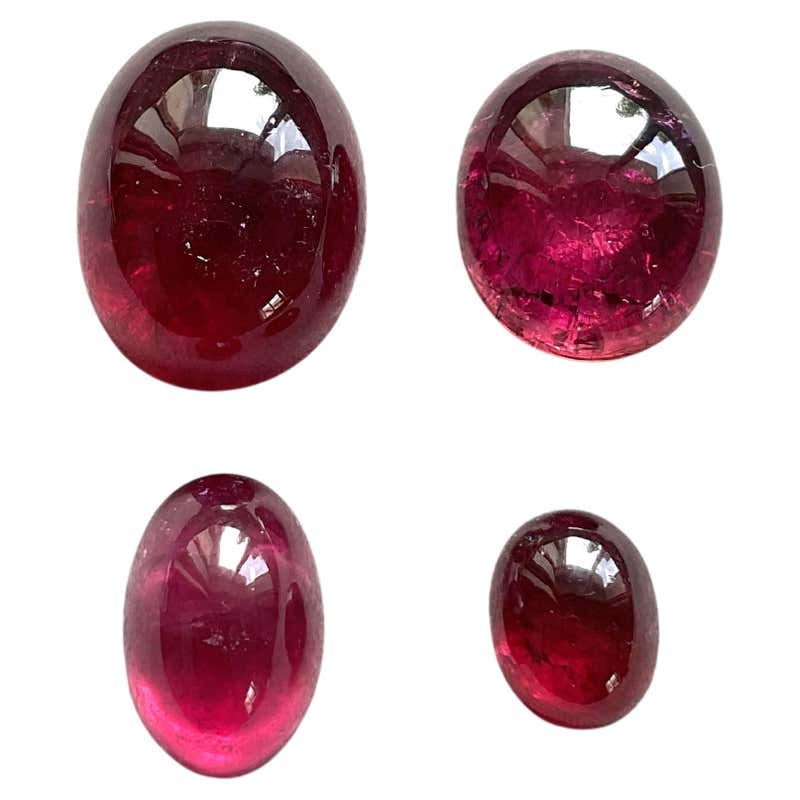 23.97 Carats Top Quality Rubellite Tourmaline Cabochon Sugarloaf ...