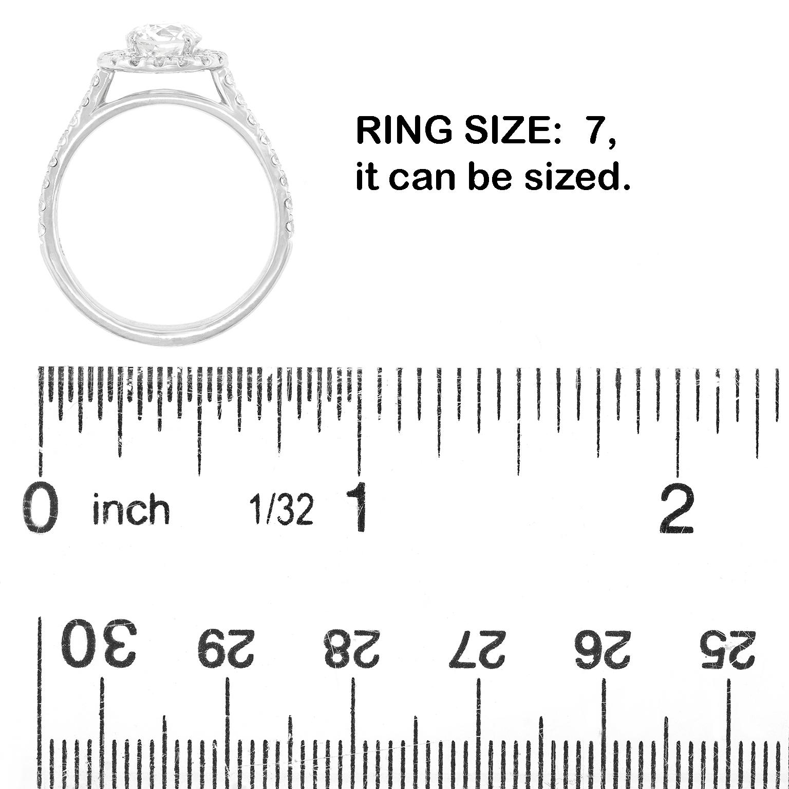 .92ct Diamond Engagement Ring GIA For Sale 1