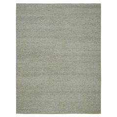 9
2 "x11
10" Shoji White Laine douce nouée à la main Design Modern Grass Tapis d
Orient