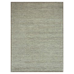 9'2 "x12' Braun & Beige Oxidiert Gras Design Hand geknüpft alle Wolle Orientteppich
