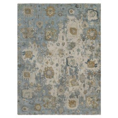 Tappeto 9
2 "x12
Avorio a motivi spezzati con design Oushak 100% Lana annodato a mano