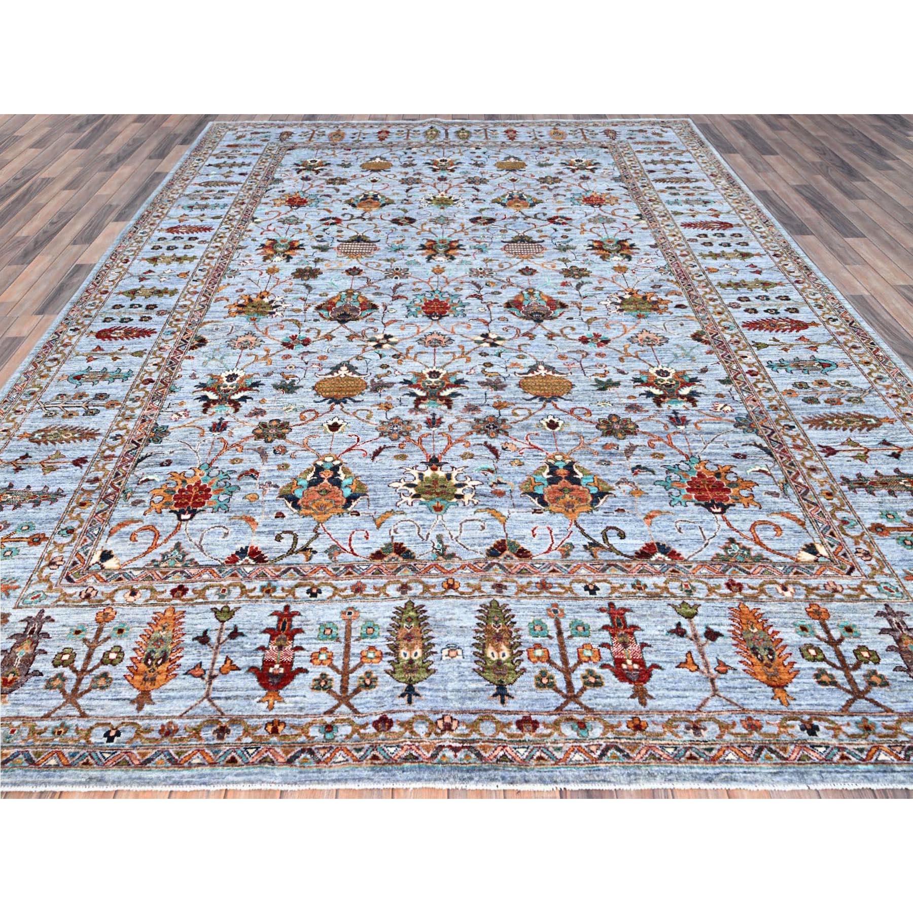 This is a truly genuine one-of-a-kind Afghan Sultani, Hand Knotted, Pure Wool, Oriental Rug. It has been Knotted for months and months in the centuries-old weaving craftsmanship techniques by expert artisans.
Primary materials: Wool
Latex: No Pile
