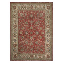 9.2x12.7 Ft One-of-a-kind Vintage türkischen roten großen Bereich Teppich für Wohnzimmer