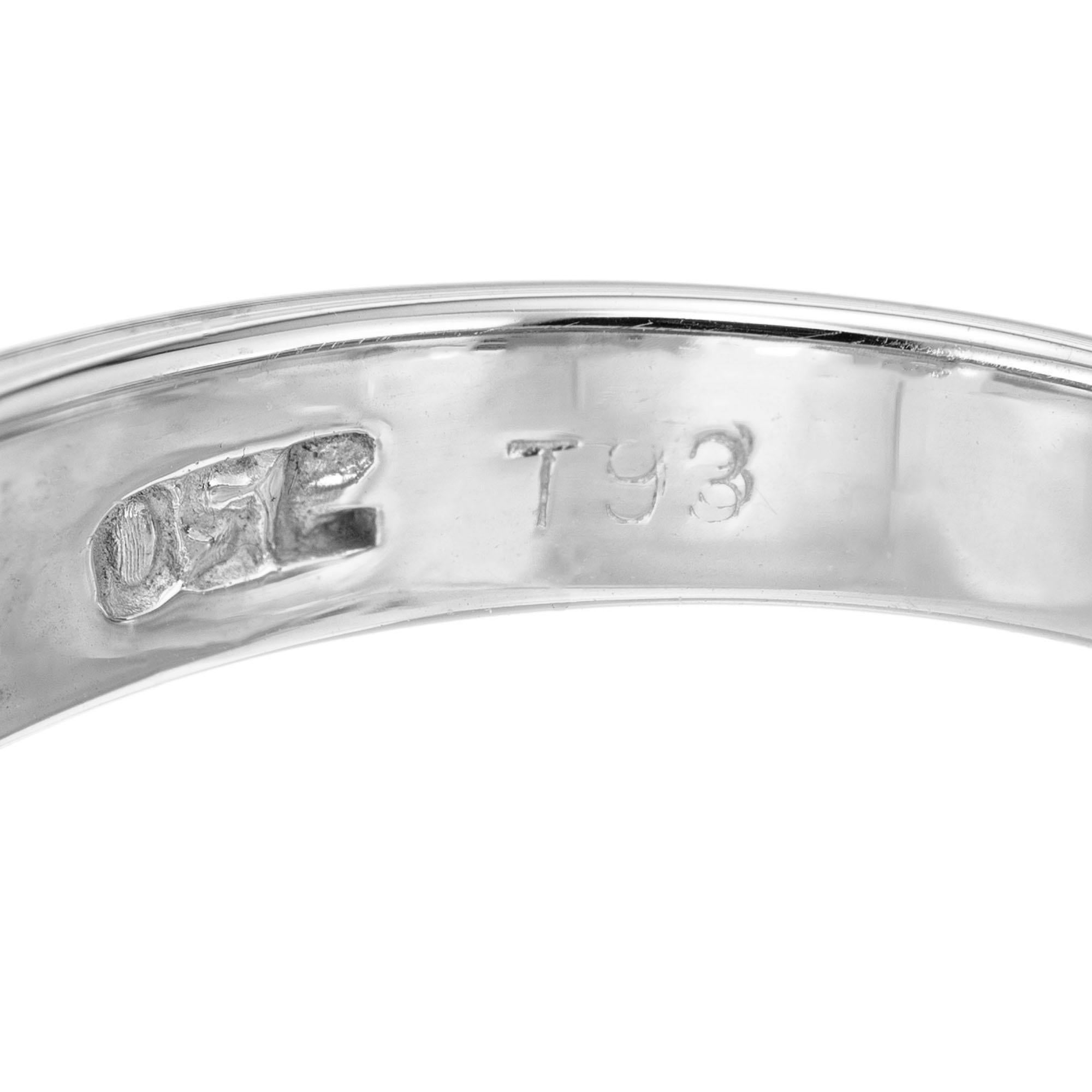 .93 Carat Diamond White Gold Channel Set Wedding Band Ring For Sale 1
