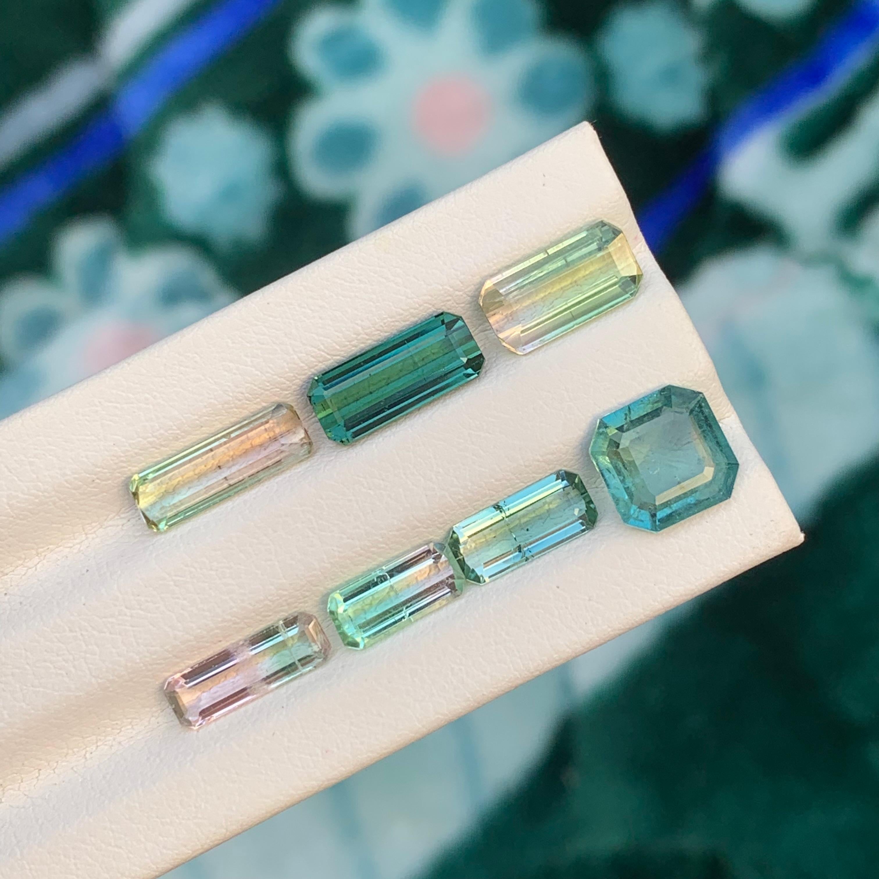 Arts and Crafts 9.30 Carat Natural Loose Tourmaline Lot For Jewellery Making For Sale