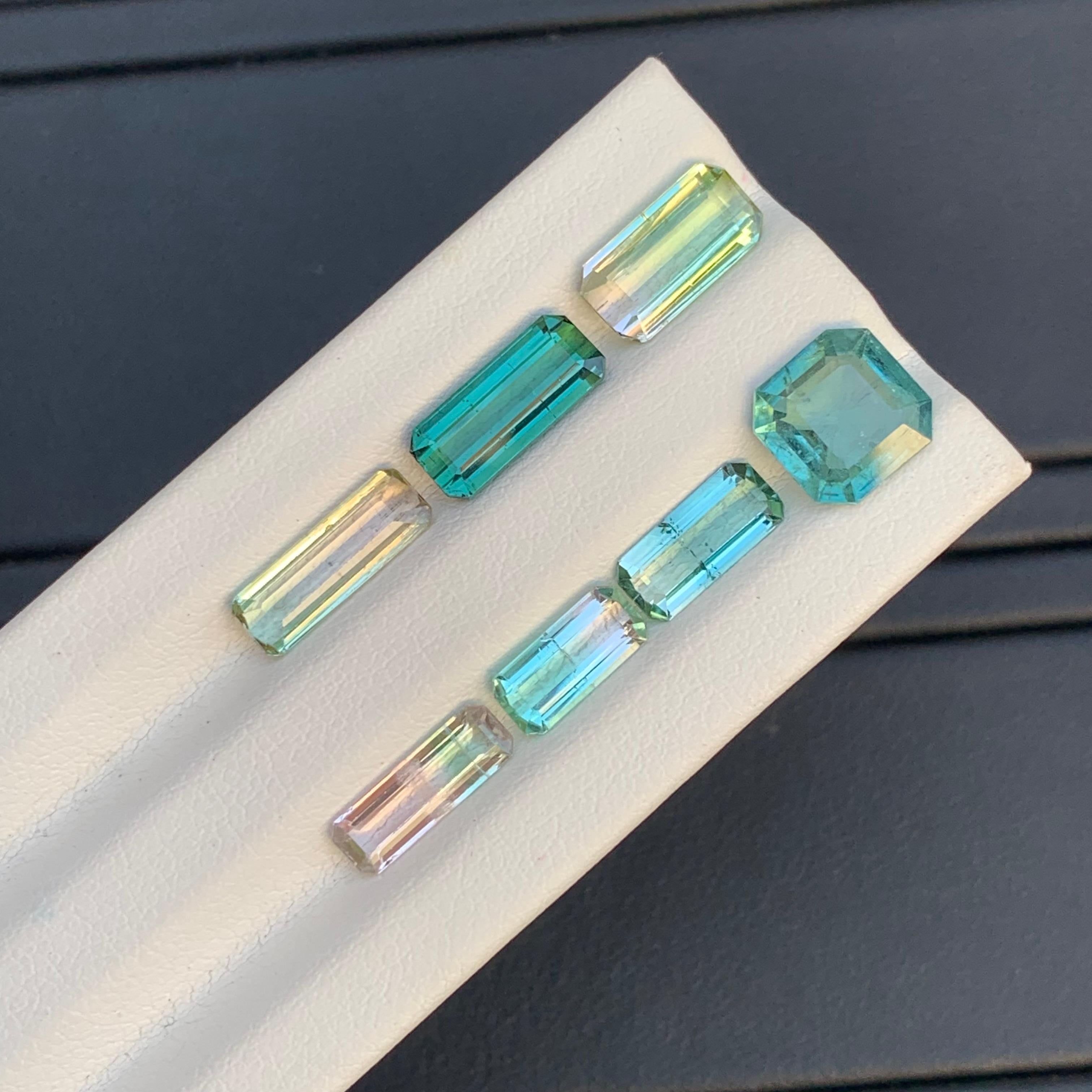9.30 Carat Natural Loose Tourmaline Lot For Jewellery Making In New Condition For Sale In Peshawar, PK