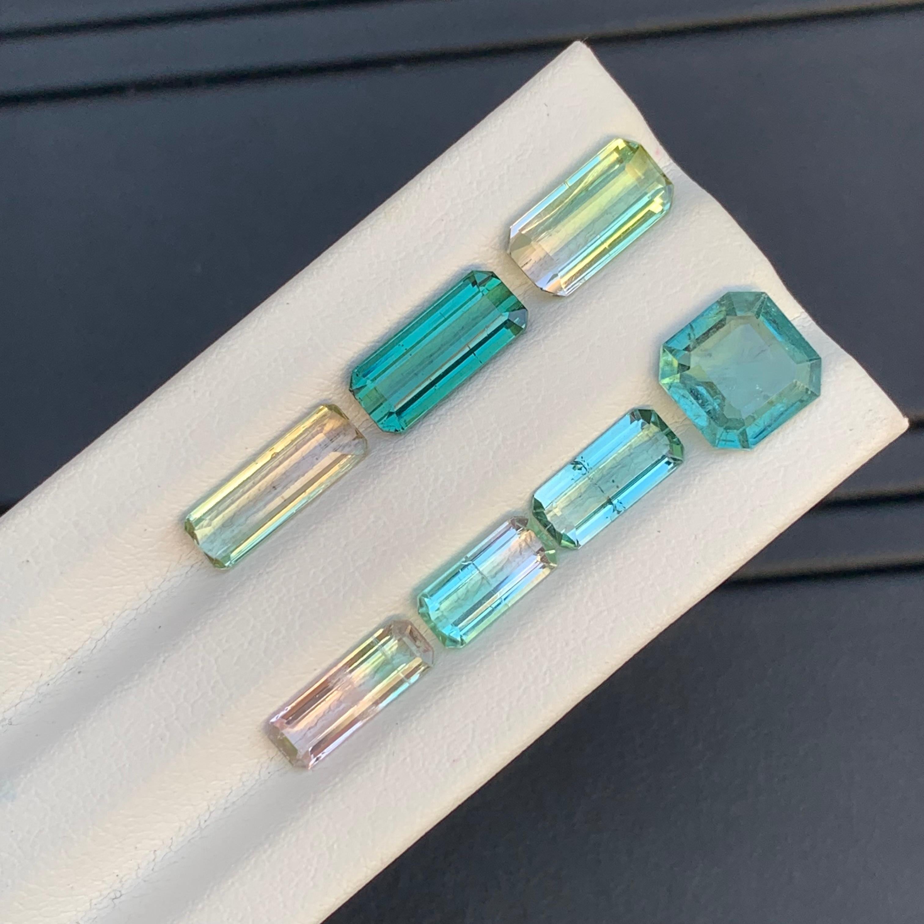 Women's or Men's 9.30 Carat Natural Loose Tourmaline Lot For Jewellery Making For Sale