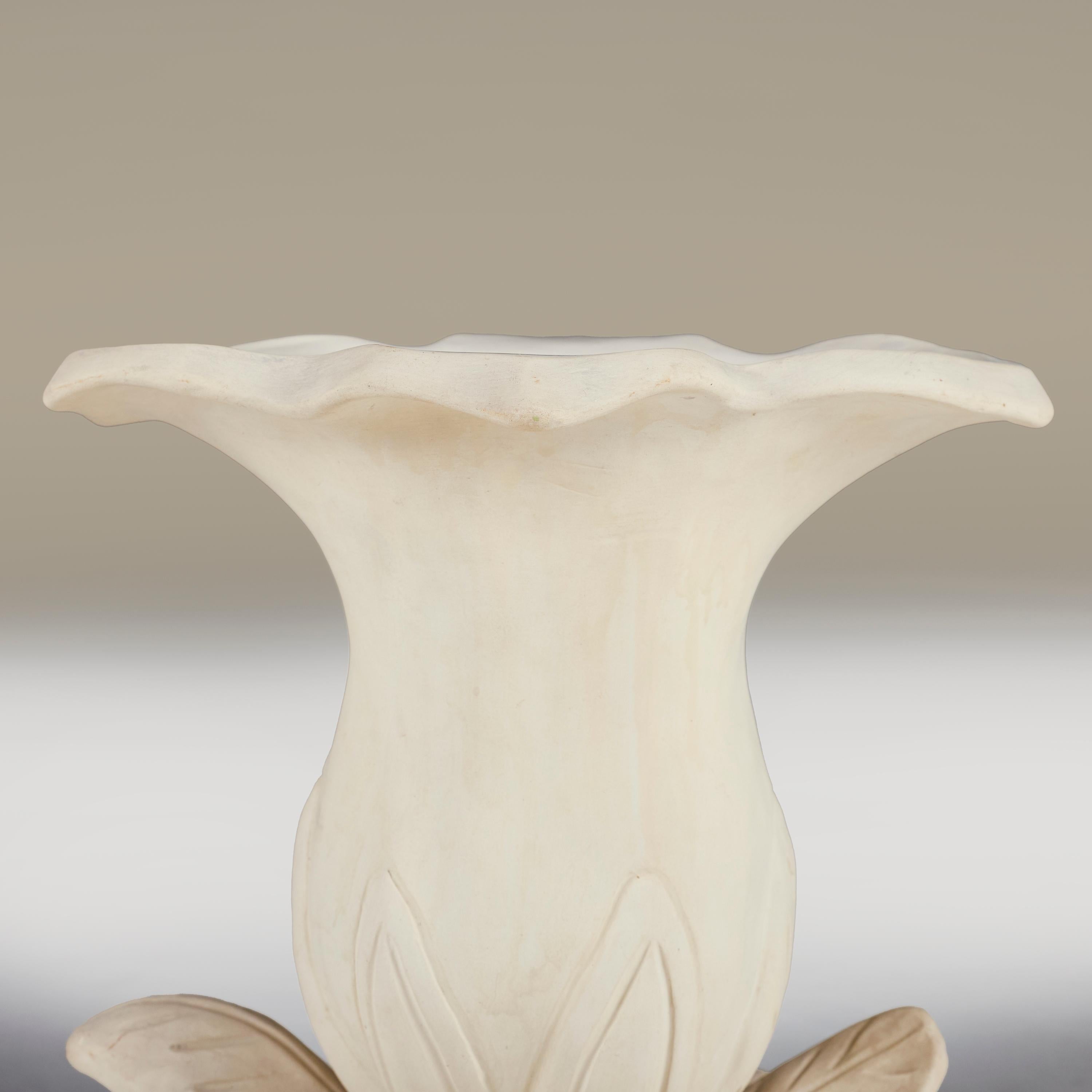 Ceramic 930s English 'Datura' Fulham Pottery vase by Constance Spry For Sale
