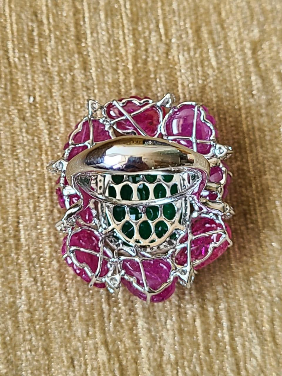 pachu stone ring in which finger
