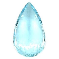 9.31 Ct. Natural Aquamarine Pear Shape Eye Clean Clarity Loose Gemstone