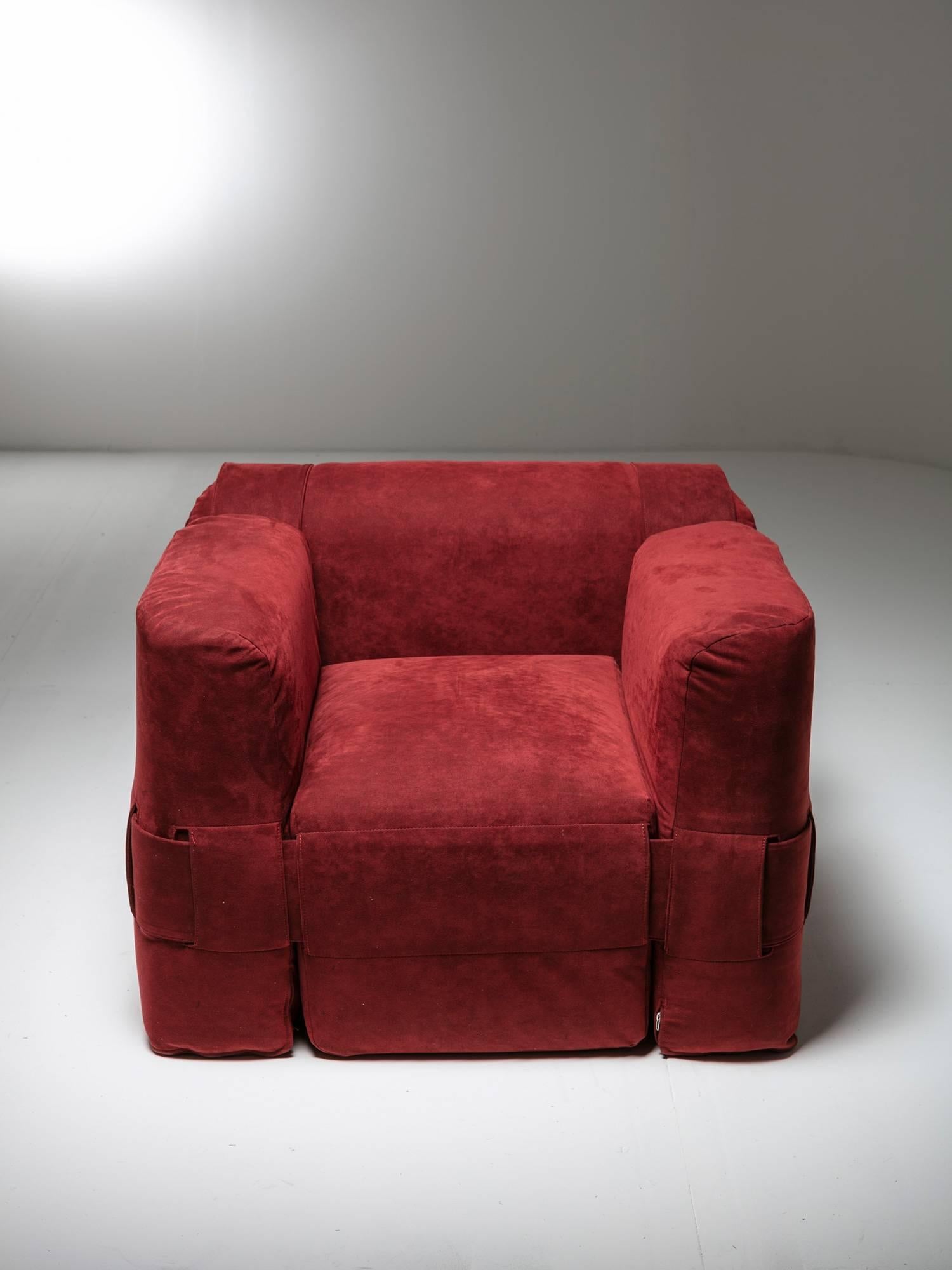 Italian '932' Easy Chair by Mario Bellini for Cassina