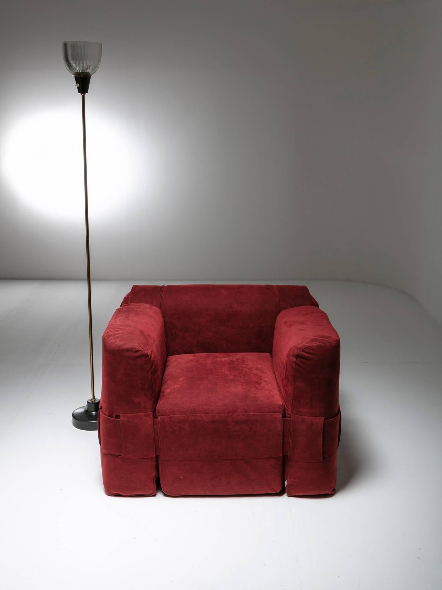 Mid-20th Century '932' Easy Chair by Mario Bellini for Cassina