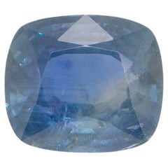 9.33 Carat GRS Certified Cushion-Cut Burma No Heat Blue Sapphire