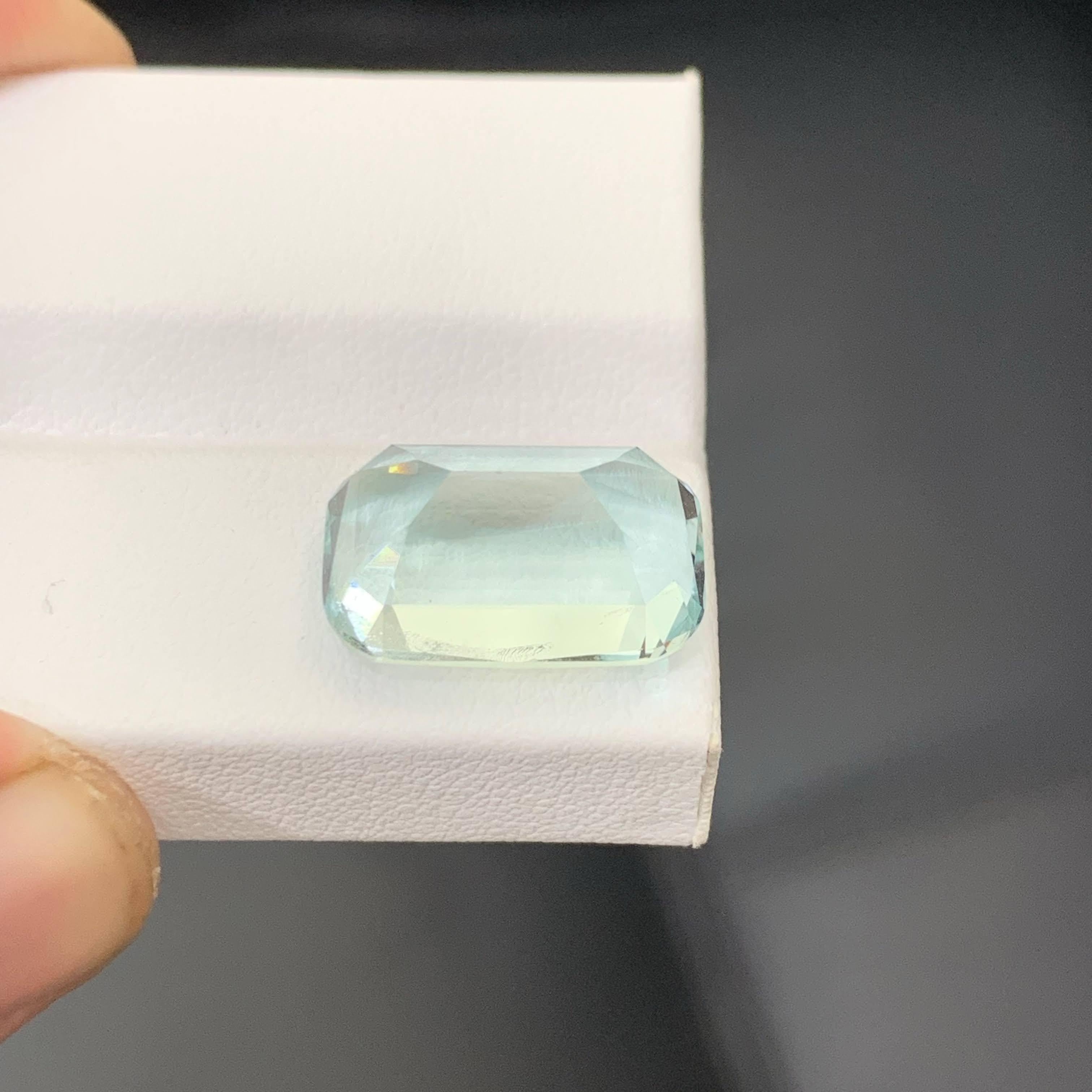 9.35 Karat Natürlicher loser hellblauer Aquamarin im Kissenschliff Pakistanischer Edelstein im Zustand „Neu“ im Angebot in Bangkok, TH